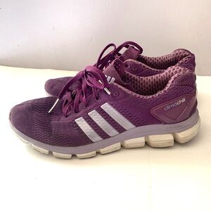 Ladies Purple Adidas Climachill Running Shoes Size 7.5